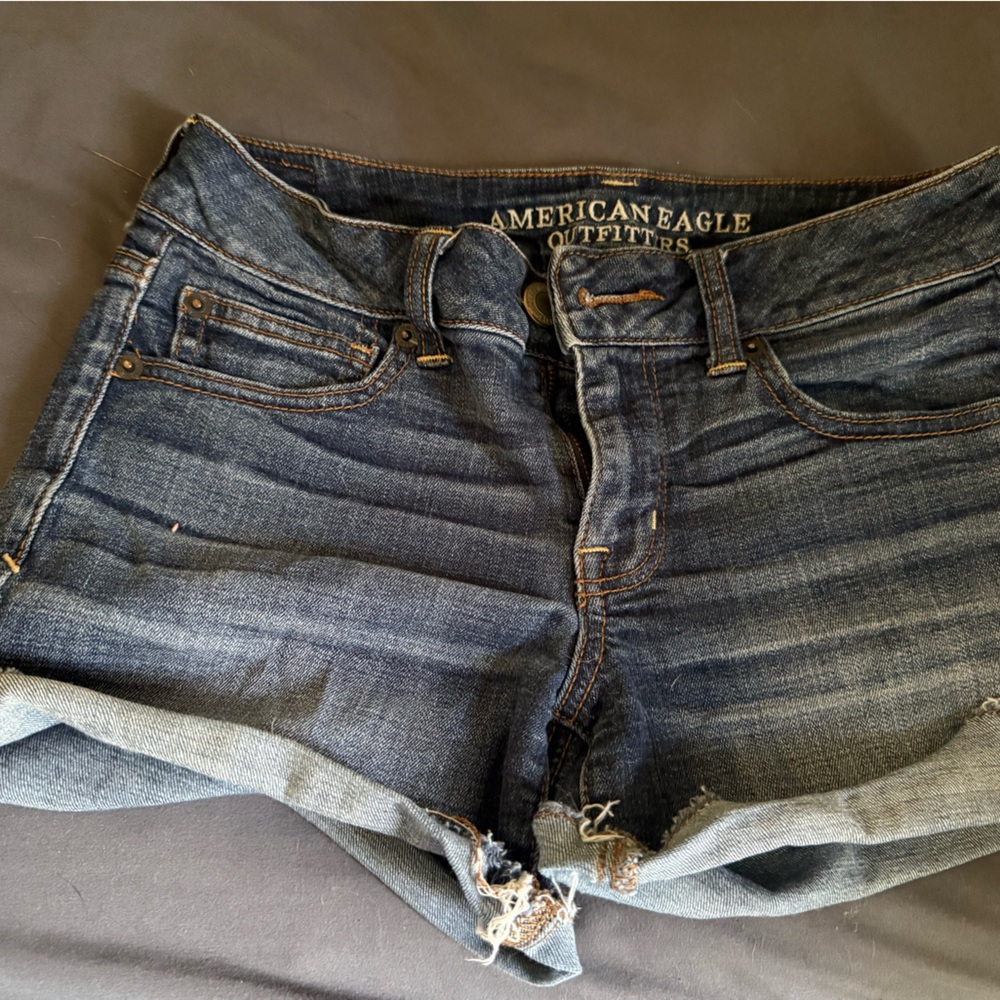 American Eagle Distressed Denim Shorts